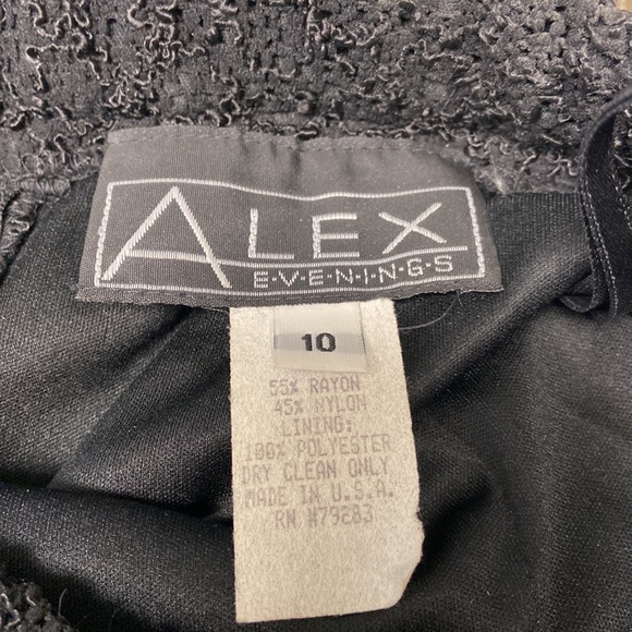 Vintage Long A-Line Alex Evenings Skirt with a slit in back - Picture 5 of 6